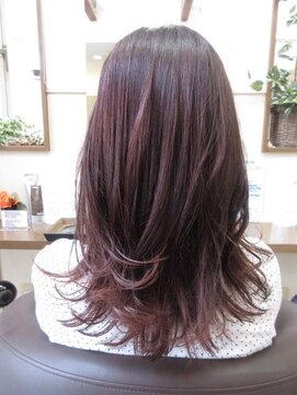 コアフィールフィス(COIFFURE fils) ピンクブラウン 髪質改善トリートメント