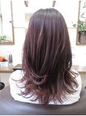 ピンクブラウン 髪質改善トリートメント