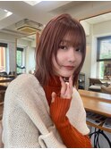 ボブ　ボブルフ　フェイスレイヤー　アプリコットオレンジ