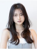 ロングレイヤー/20代30代大人かわいい/オリーブブラウン