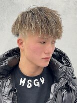 ルースト 西院店(ROOST)&nbsp;縦落ちツイスト×ホワイトメッシュ