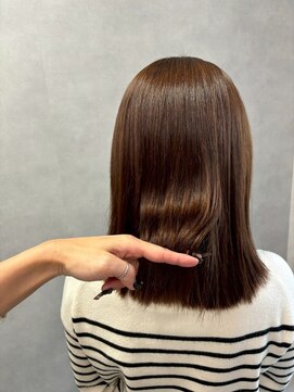 ウル バイ ドット(ulu by dot.) 【仁藤】髪質改善カラー/白髪ぼかしハイライト[町田駅/髪質改善]