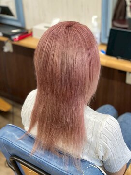 シーン(SeeN.) ブリーチオンカラー ピンク