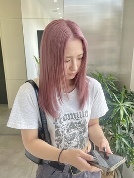 ゴウトゥデイシェアサロン 町田店(GO TODAY SHAiRE SALON) ピンクグレージュカラー♪