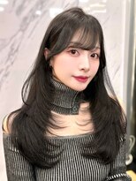 アリュウル 表参道 青山(Allure) オリーブグレージュ×レイヤーカット◎