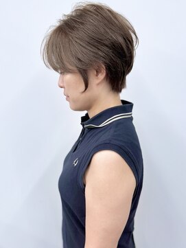 モリオ(morio) 浦和ショートハンサムショートアッシュカラー