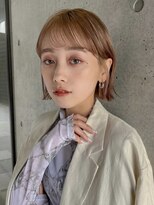 ガーデンヨコハマ(GARDEN YOKOHAMA) ミニボブきりっぱなしオリーブベージュウェットヘア