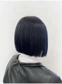 *ミニボブ×ブルーブラック*
