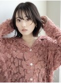 クラゲヘアー/小顔に見せるヘア/ココアベージュ/会津95