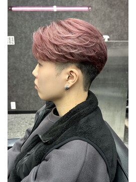 ～ピンク×センターパート～【大阪/梅田】