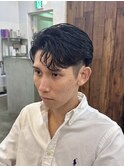 フェザー/サーフカール/センターパート/波巻きツイスパ