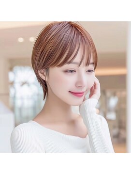 モンド ヘアクリエーション 西田店(monde hair creation) 【monde】ショートボブ×オレンジブラウン×髪質改善