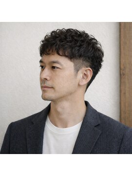 スープレックス ヘアーデザイン(SOUPREX HAIR DESIGN) 大人メンズツーブロック立体パーマ　20代 30代 40代 50代 60代