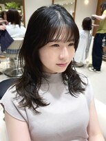 エンス 銀座(Ence)&nbsp;暗めカラー/韓国風巻き/レイヤーカット/髪質改善/縮毛矯正/銀座