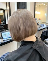 salon de MiLK 札幌大通店【サロン ド ミルク】&nbsp;10代20代/ボブ/ミルクティーベージュ/ホワイトカラー［大通］