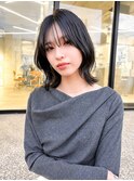 岡山外ハネボブ20代30代くびれヘア顔周りカット髪質改善カラー