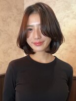ロンド 銀座(Lond)&nbsp;☆春日☆ニュアンスウルフワンホンレイヤーダークブルーボブ140