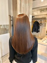 アシャ ヘアー ソリューション 神戸店(asha hair solution) ミルクティーブロンド/ダークブルー/デジタルパーマ/摂津本山