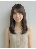 髪質改善カラー×ブリーチなしカラーで夏美人へ/小顔レイヤー