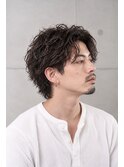 アップバング/メンズショート/アップバングパーマ