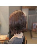 ジャドール(J'adore)&nbsp;ボルドー系白髪染め&カット