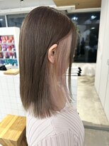 TREAT HAIR DESIGN 新鎌ヶ谷店 【トリート】【11/9 NEW OPEN（予定）】&nbsp;イヤリングカラー×ピンクミルクティー/イヤリングカラー