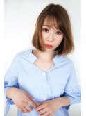 【un le pont天満橋】 大人なナチュラルボブ☆