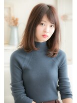 リトル 心斎橋(little)&nbsp;顔周りにランダム揺れるスウィートロブ