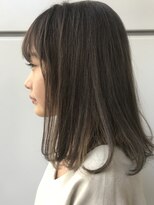 テトヘアー(teto hair) medium［切りっぱなし・ワンカール・ナチュラルグラデーション］