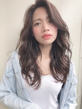 チョビー 銀座(chobii) グレージュ/デジタルパーマ/艶カール/ルーズ/人気/秋冬/高柳