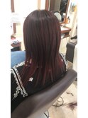 チラッと濃いめレッドカラー
