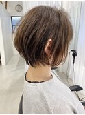 可愛さ×丸み　ショートボブ