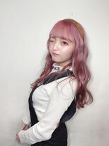 サロンドミルク 原宿(salon de MiLK)&nbsp;【salon de MiLK 原宿】シアーピンク×ロング