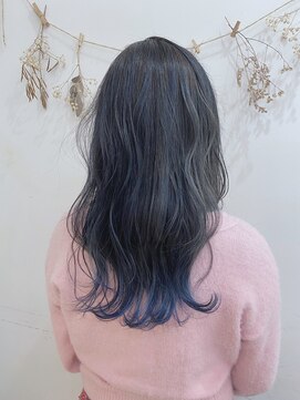 ノルン バイ シェリッシュ(Norn by sheriche) ブルージュ×裾カラーネイビー