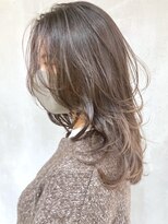 アイティー バイ アルバム 浦和店(IT by ALBUM) グレージュレイヤー_ピンクベージュボブルフ_ba310942