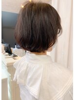 キャアリー(Caary)&nbsp;福山市美容室　人気caaryツヤツヤふんわりボブ/ショートボブ