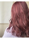 ピンクベージュ　ヘアカラー　【池袋】
