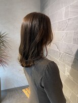 ジル アンク(Jill ankh)&nbsp;《Jillankh姫路駅前》赤み消しオリーブカラー×鎖骨下ミディアム