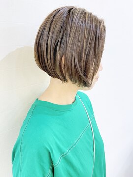 モリオフロムロンドン 松戸店(Morio from London) 【松戸　ムラマツ】大人ツーブロックボブ　ハイライト