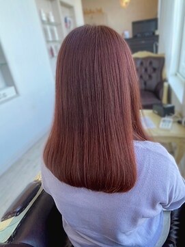 エルベ 内原店(elve) ピンクカラー×トリートメント