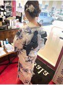 浴衣ヘアセット
