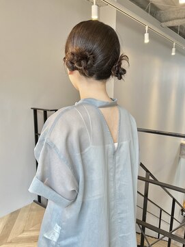 ヌープヘアーアイス(NUUP.hair ici) ヘアセットヘアアレンジシニヨン二次会パーティー