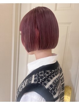 ホテリー(Hotely) ブリーチピンクベージュカラー 【ブリーチありカラー】