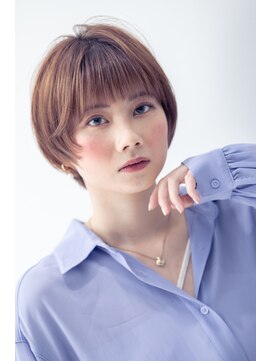 スノードロップ 高円寺店(Snowdrop) 前髪/マチルダボブ/ピンクベージュ/インナーグレージュ/高円寺