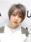 プラチナグレージュショート20代30代40代50代