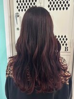 マティーナ ヘアー 池袋(Matina hair)&nbsp;【ロング×ピンクレッド】20代30代40代50代