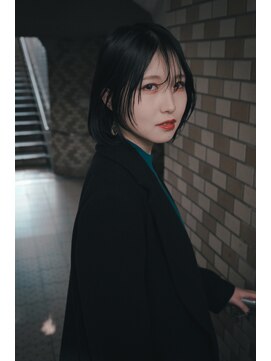 アルジャーノンシロ(ALGERNON shiro) #ナチュラルボブ#黒髪ボブ#大人可愛い20代30代40代【竹内哲太】