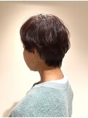 20代30代40代◎イメチェン似合わせカットレッドブラウンショート