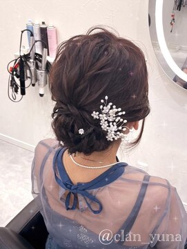ヘア サロン クラン ソア 心斎橋店(hair salon clan soar) ブライダルスタイル【クランソア】ヘアセット/ヘアメ/心斎橋