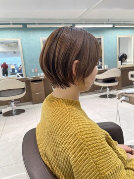 アッシュ 下北沢店(Ash) マフラーに合う！冬のショートボブスタイル